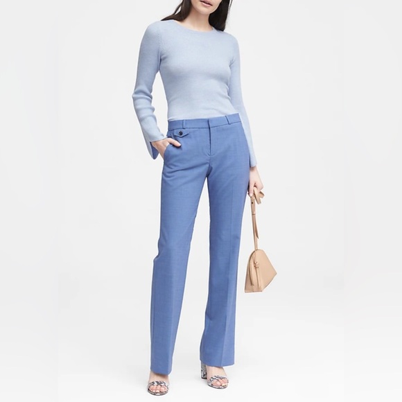 Banana Republic Pants - NWOT Banana Republic Women’s 2 Logan Fit Blue Jay Wool Trouser Dress Pant XS